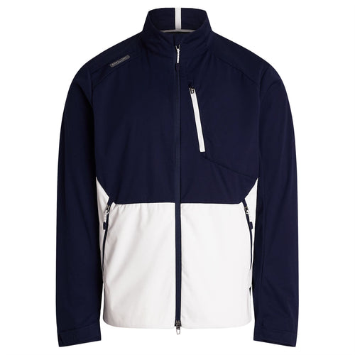 RLX Full Zip Woven Windbreaker Jacket Refined Navy/Ceramic White - SS25