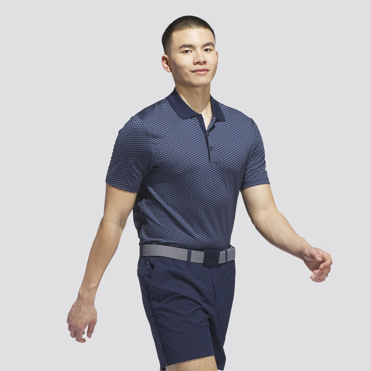Beyond The Course Textured Polo Collegiate Navy/Preloved Ink