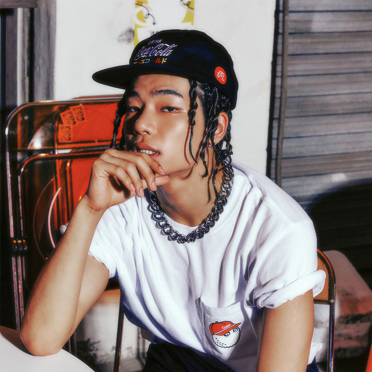 x Coca Cola Ice Cold Painters Cap Black