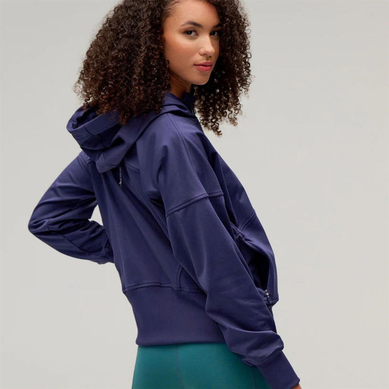 Womens Zoe Full Zip Hoodie Storm