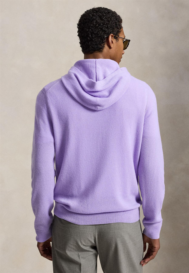 RLX Washable Cashmere Sweater Lovely Lilac Melange