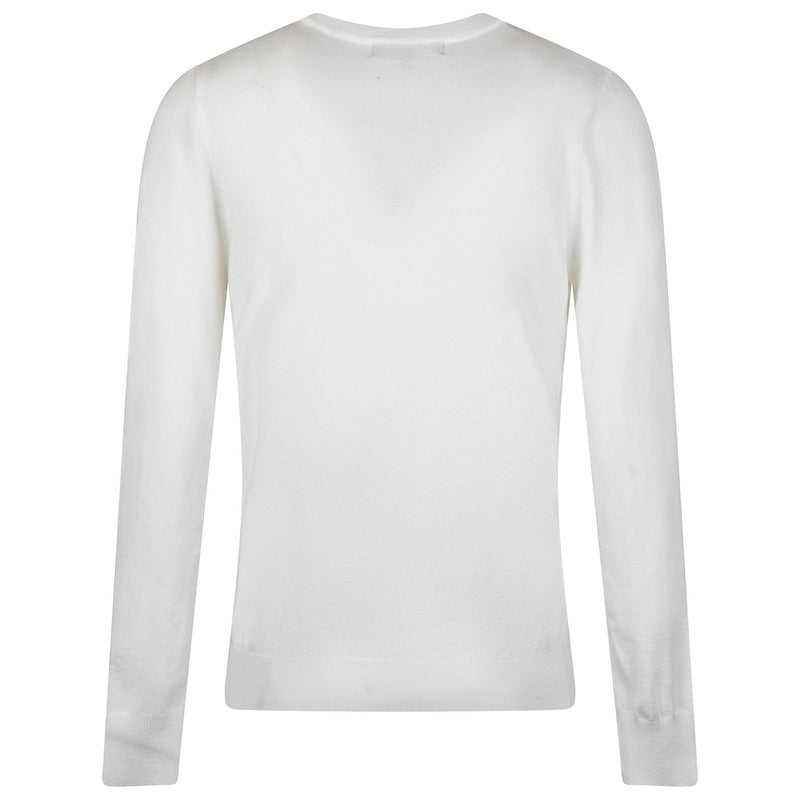 Womens The Summer V-Neck Sweater White