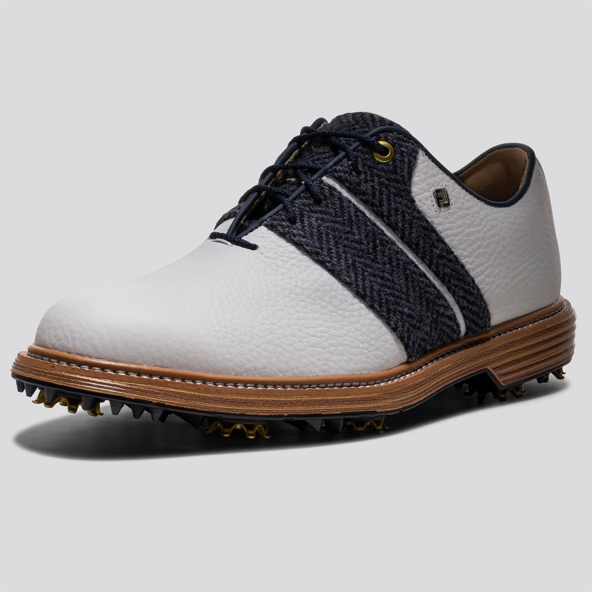 Premiere Series Packard Spiked Golf Shoes White/Navy