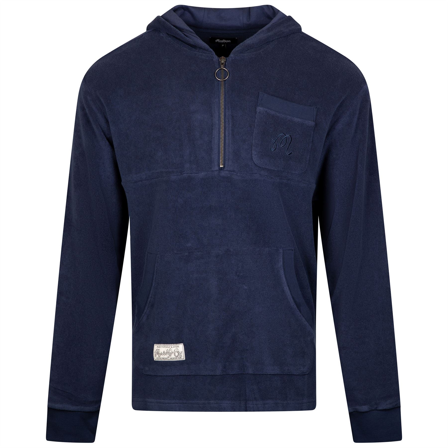 【MALBON GOLF】 Castello French Terry Quarter Home Hood 4fdb4850-c149-43a7-9bf7-