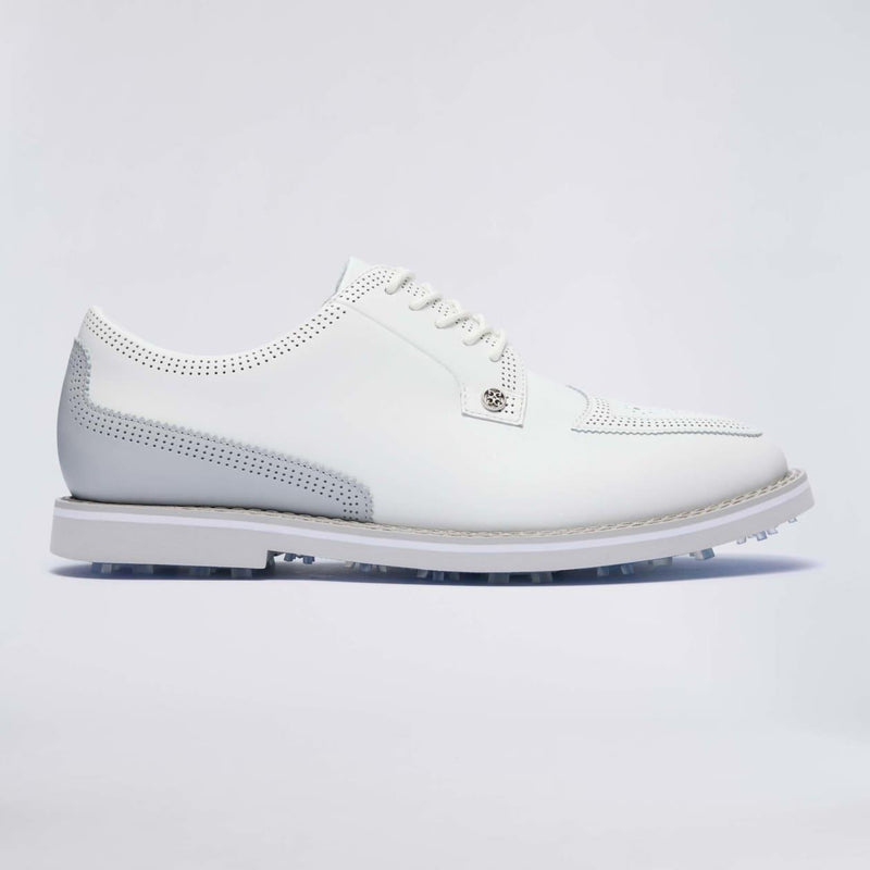 Gallivanter Leather Brogue Golf Shoes Snow/Nimbus