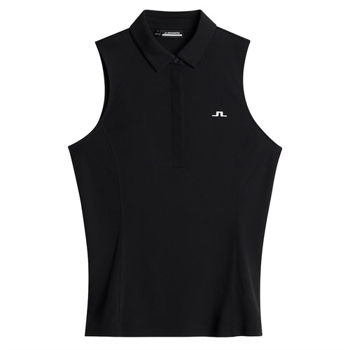 Womens Dena Sleeveless TX Jersey Top Black - SS25