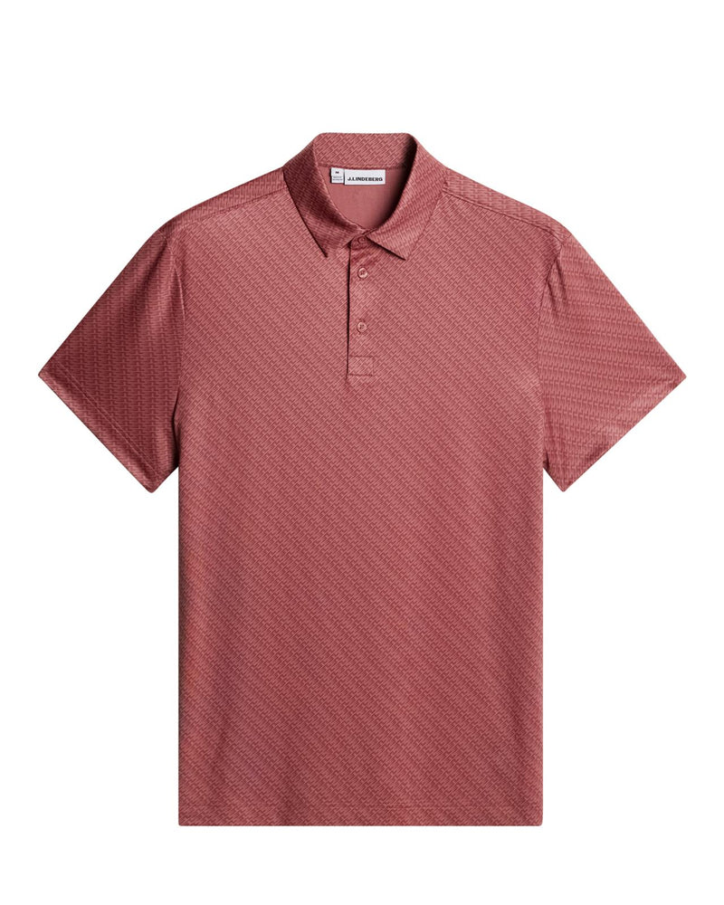 Tod Print Polo Flight Bridge Apple Butter