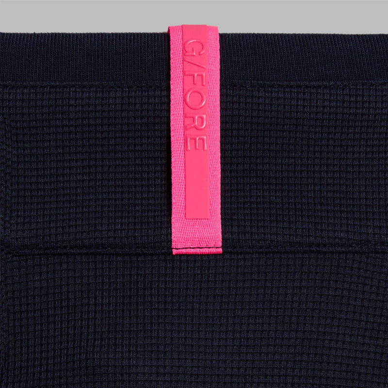 Waffle Knit Quarter Zip Twilight