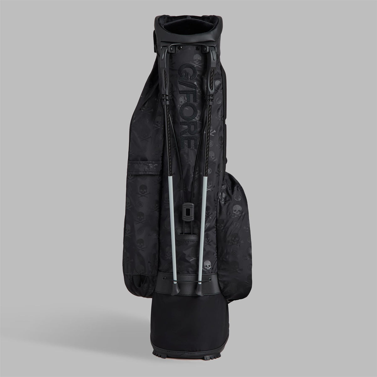 Scramble Skull & Tees Parachute Carry Golf Bag Onyx