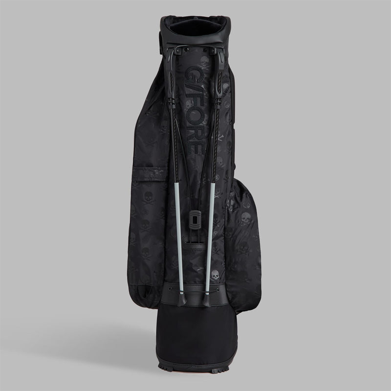 Scramble Skull & Tees Parachute Carry Golf Bag Onyx