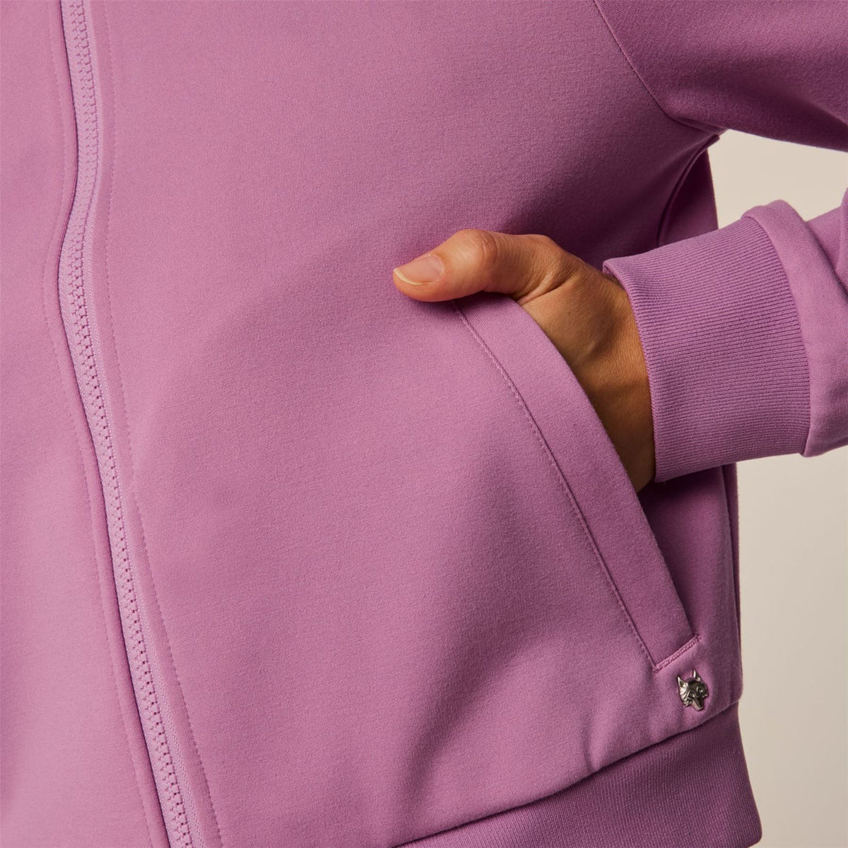 Womens Drea Full Zip Jacket Peony
