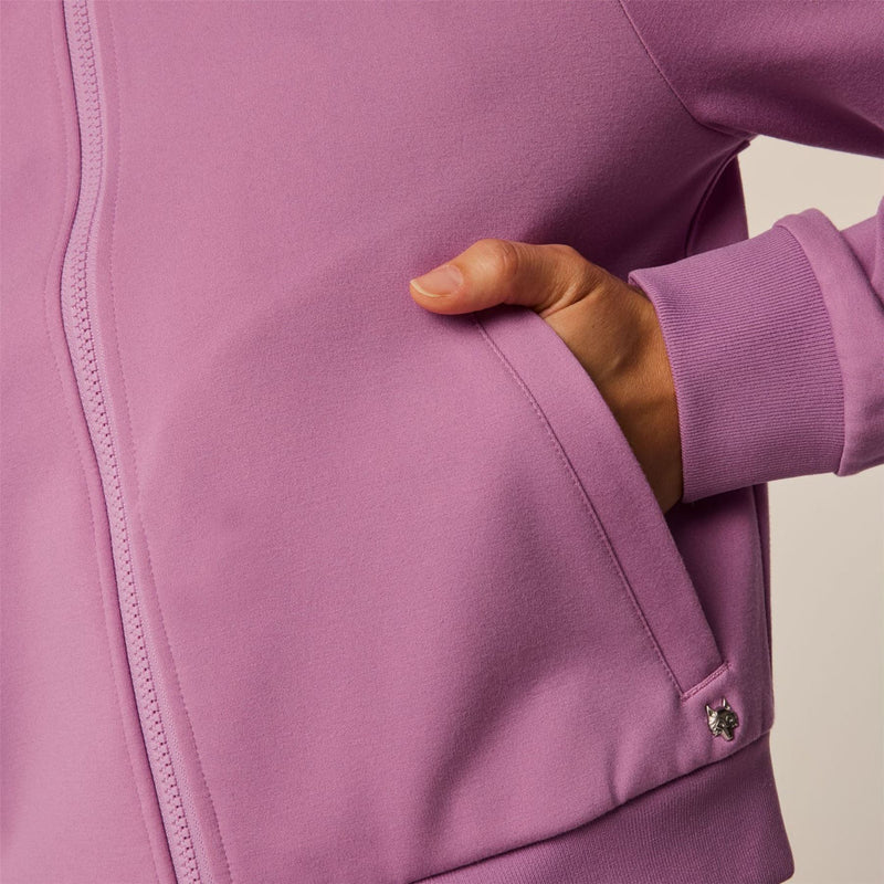 Womens Drea Full Zip Jacket Peony