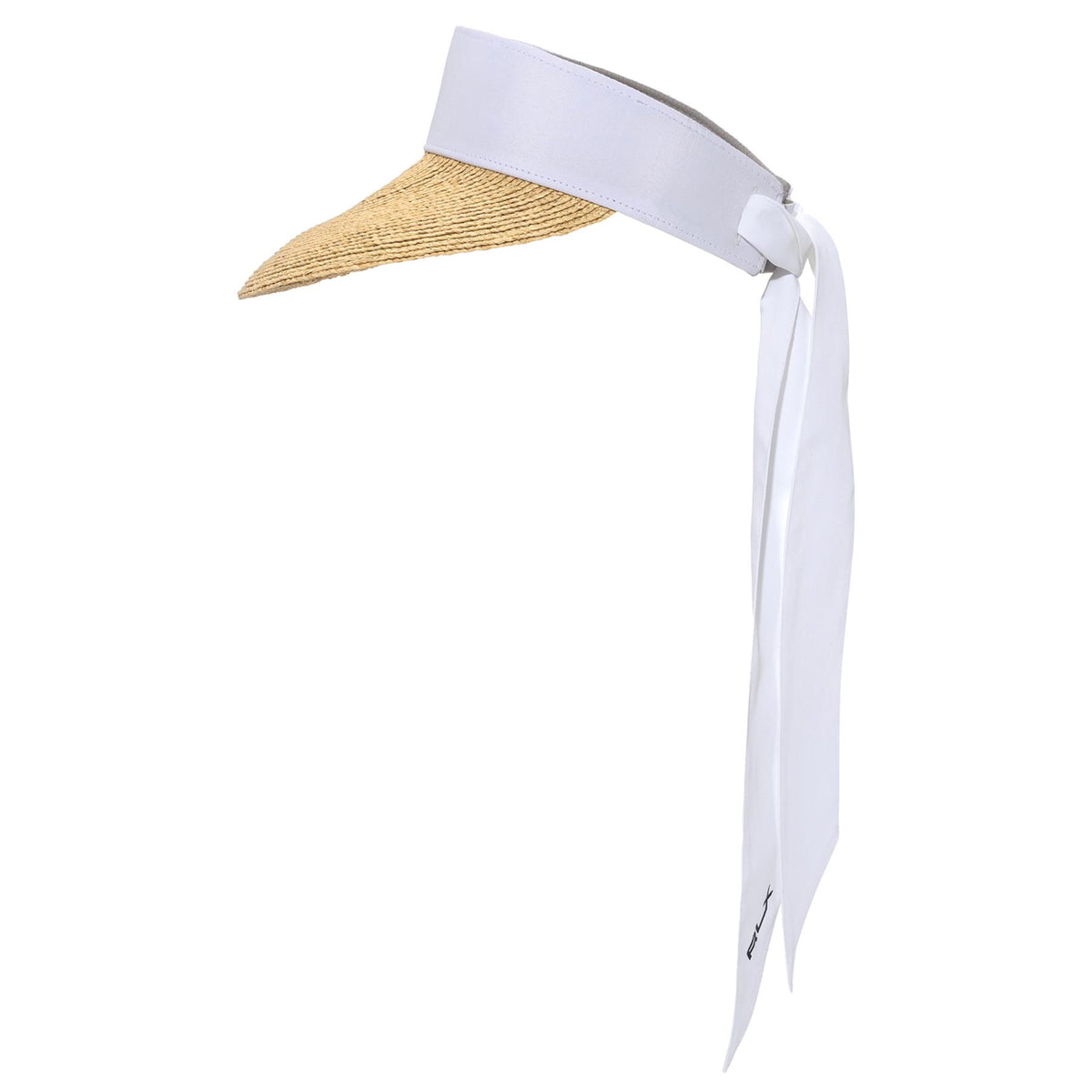 Womens Twilly Tie Visor White