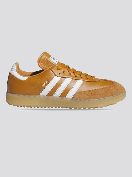 adidas Golf Originals Samba Spikeless Golf Shoes Rustic Orange/Footwear  White/Gum