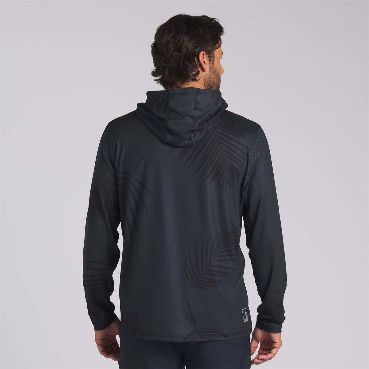 X PTC Palm Print Hoodie Deep Navy