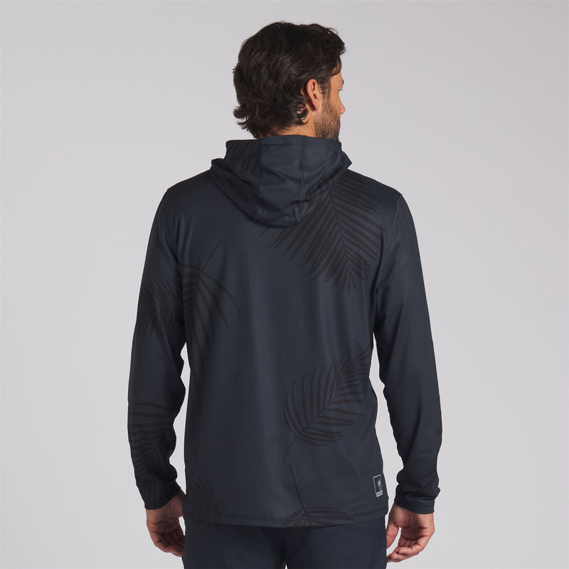 X PTC Palm Print Hoodie Deep Navy