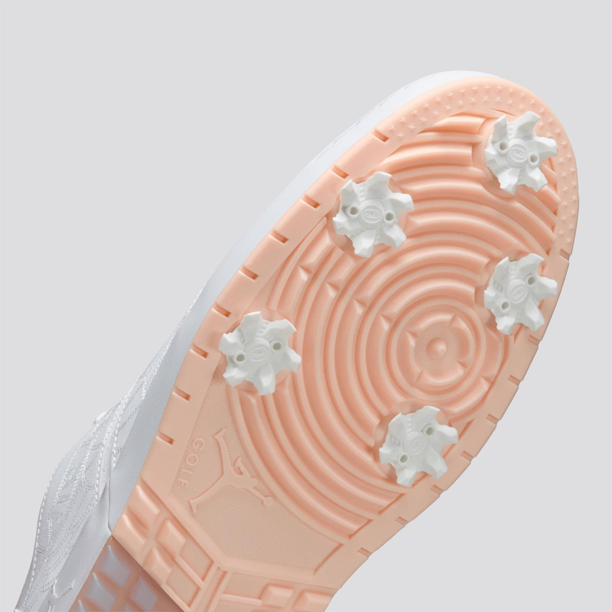 Jordan NU Retro 1 Golf Shoes White/Washed Coral