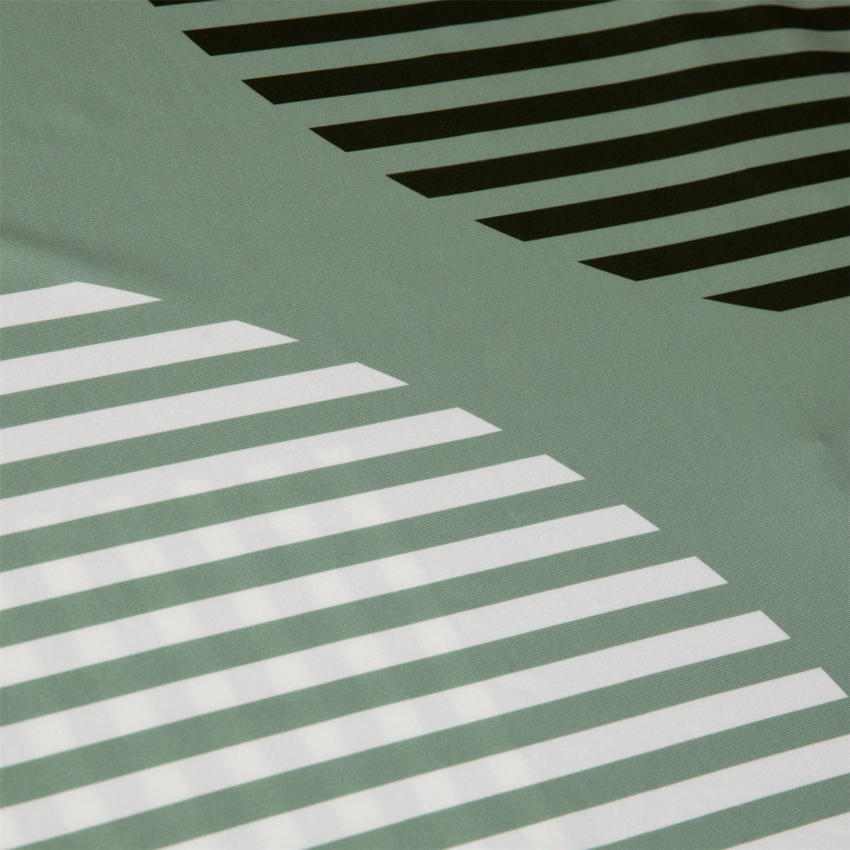Paddy Striped Cotton 1 Polo Open Green