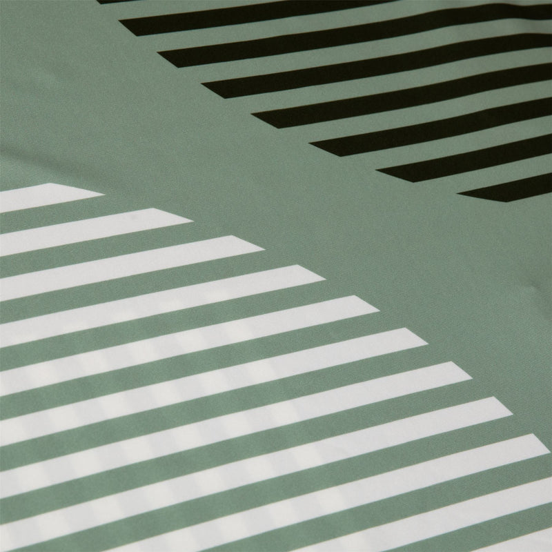 Paddy Striped Cotton 1 Polo Open Green