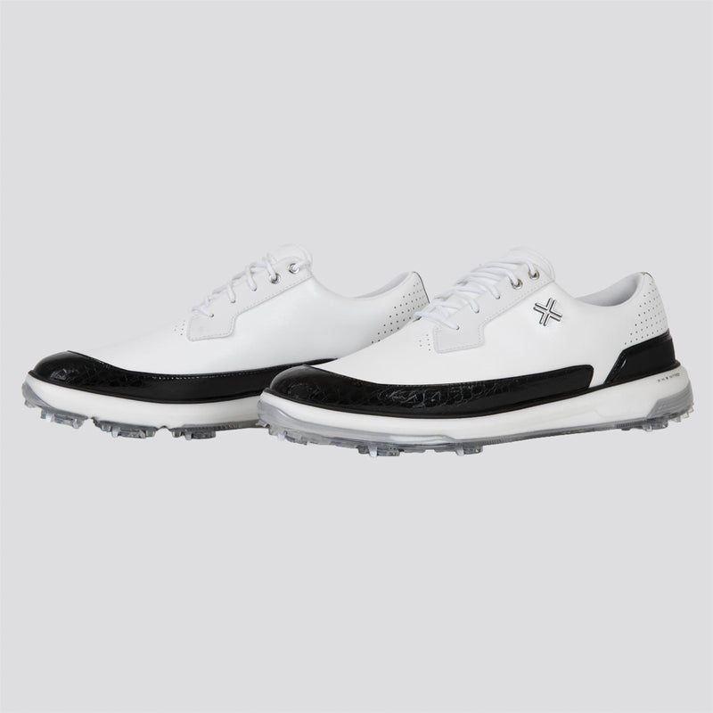 Moving Day SC RS Spiked Golf Shoes White/Black/Gator