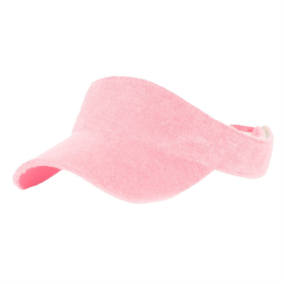 Womens Terry Towel Sport Visor Light Pink