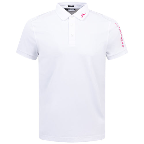 Tour Tech Regular Fit Polo White - AW24