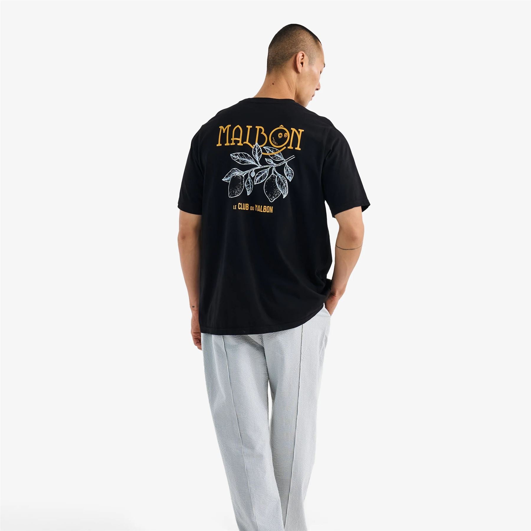 【MALBON GOLF】[SPRING COLLECTION] Citron Pocket T-Shirt Malbon Golf Citron Pocket T-Shirt (Ivory) – Centre