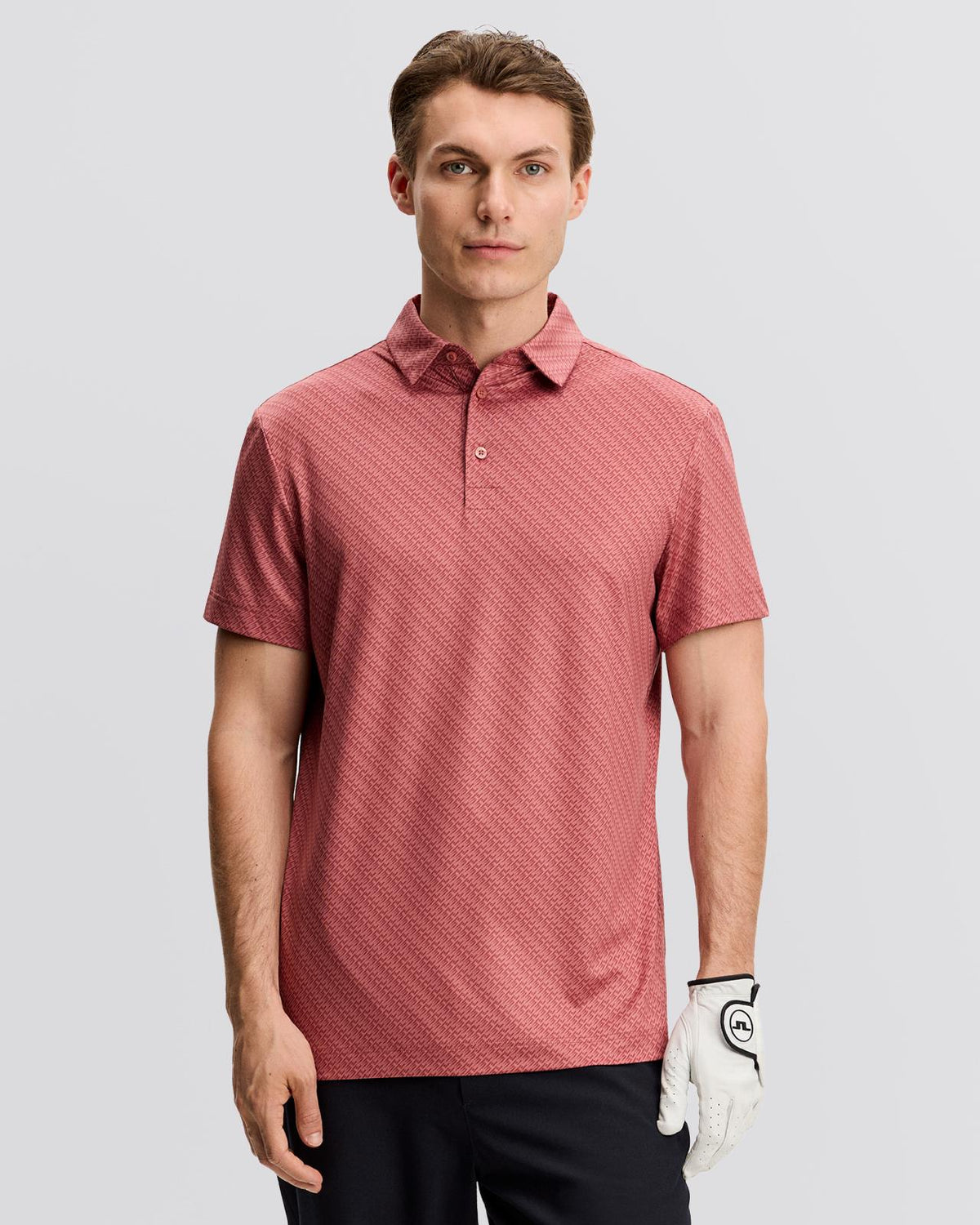 Tod Print Polo Flight Bridge Apple Butter