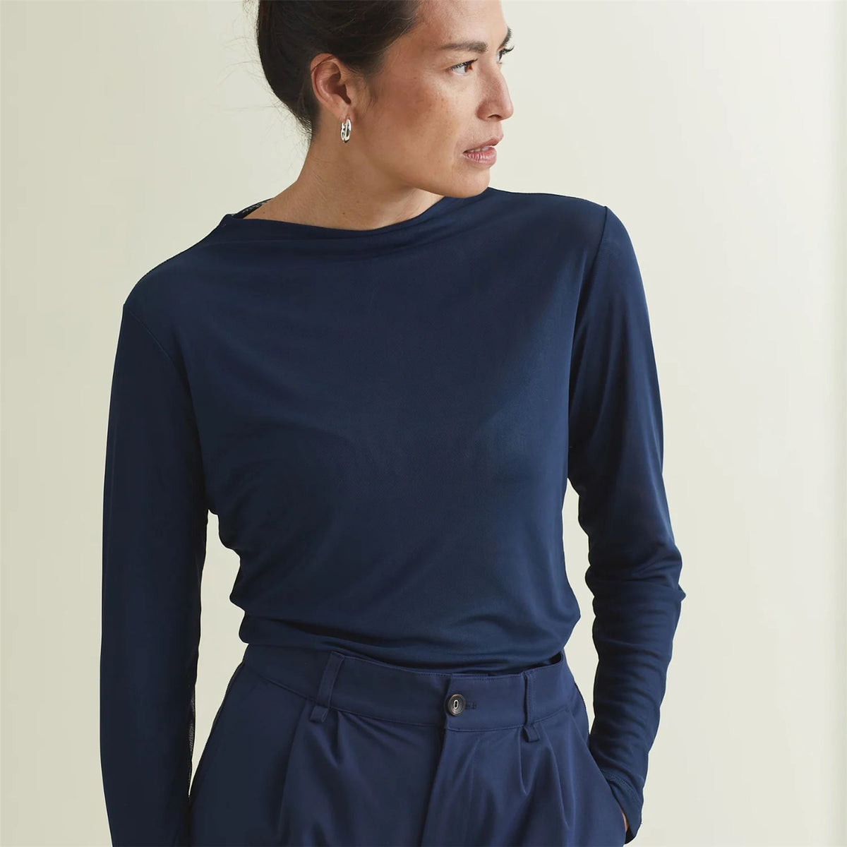 Womens Sentry UPF LS Top Dress Blues