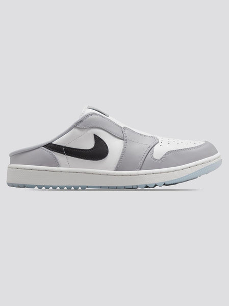 Jordan Golf Air Jordan 1 Mule Spikeless Golf Shoes Wolf Grey/Black