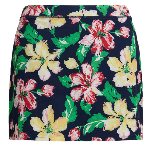 Womens RLX 15-Inch Printed Aim Stretch Skirt Iconic Hibiscus - SS25