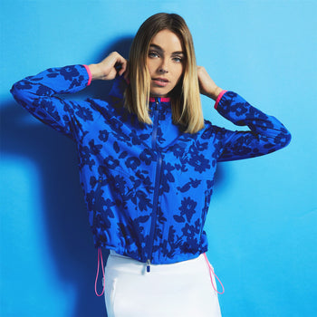G/FORE Tonal Floral Maverick 4-Way Stretch Jacket Surf
