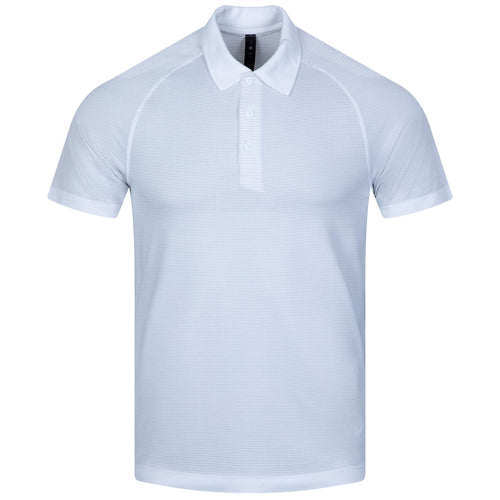 x TRENDYGOLF Metal Vent Tech Polo Shirt 2.0 White/White - AW23