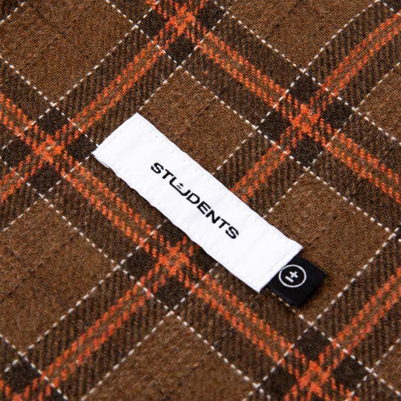 Keaves Flnnel LS Shirt Brown