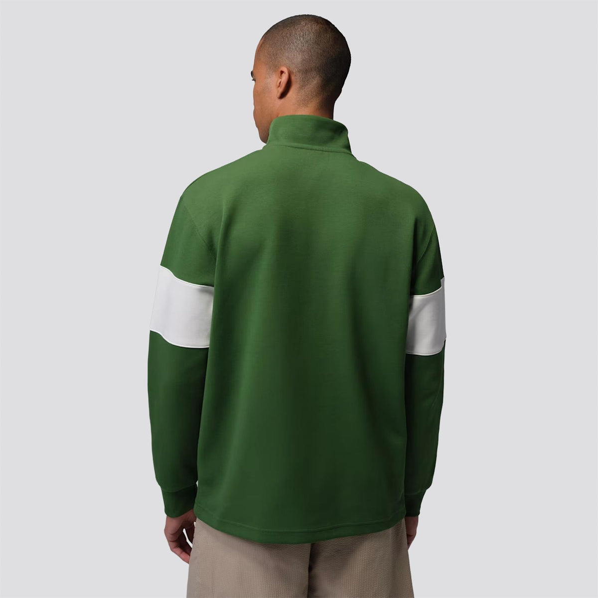 Jordan Dri-FIT Half Zip Mid Layer Forest Green/Sail