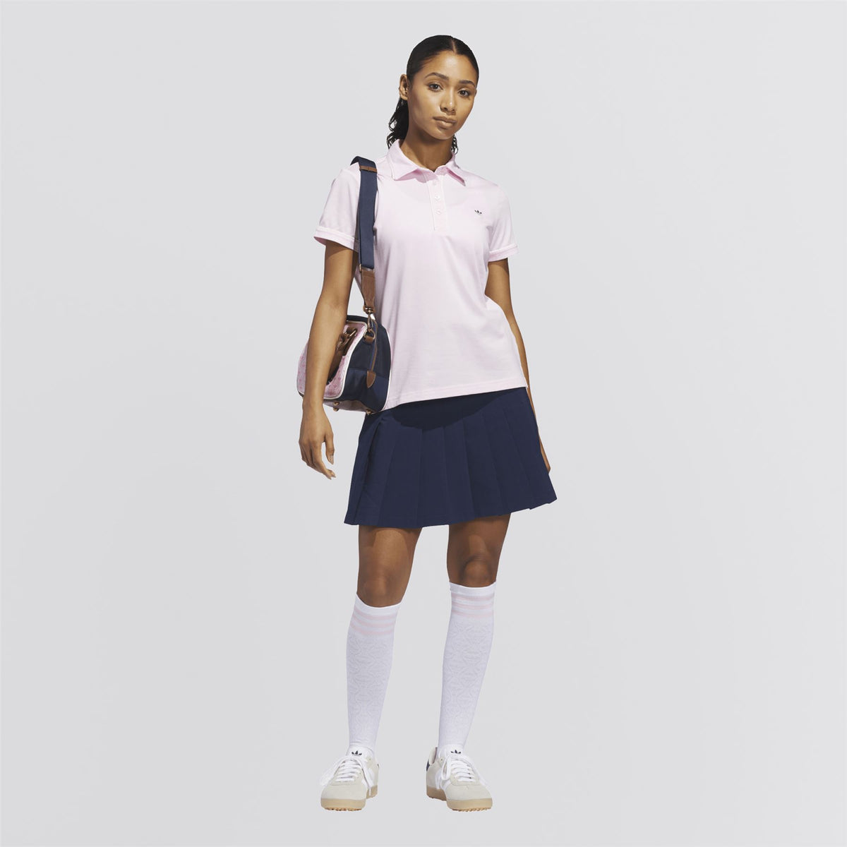 Womens Originals Solid Polo Clear Pink