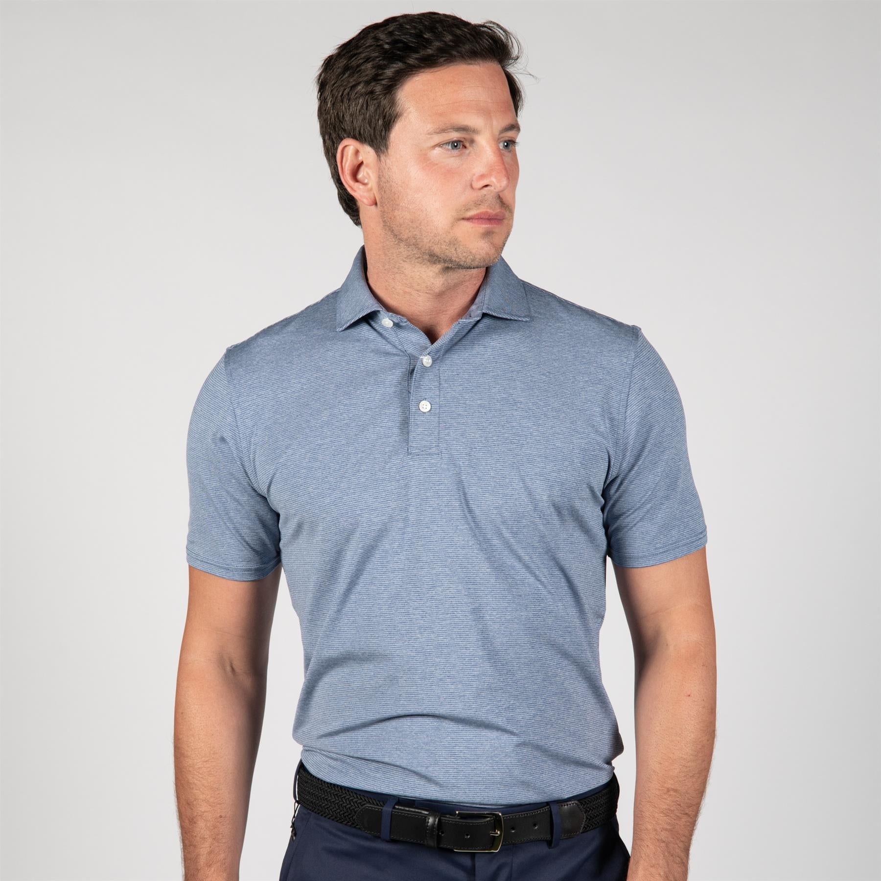The Holland Polo Heathered Andover
