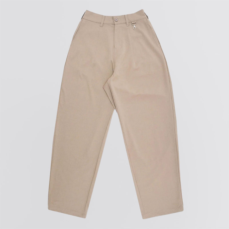 Calculus Baggy Slack Pleated Pants Cement