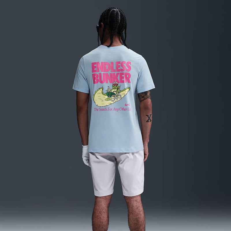 Golf Graphic 1 Cotton Tee Psychic Blue