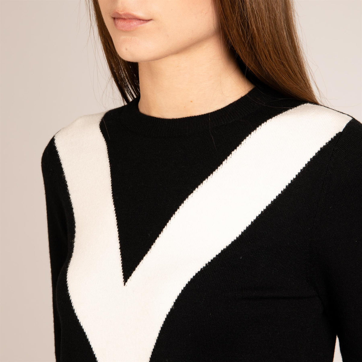 Womens The VIP Sweater Black/White