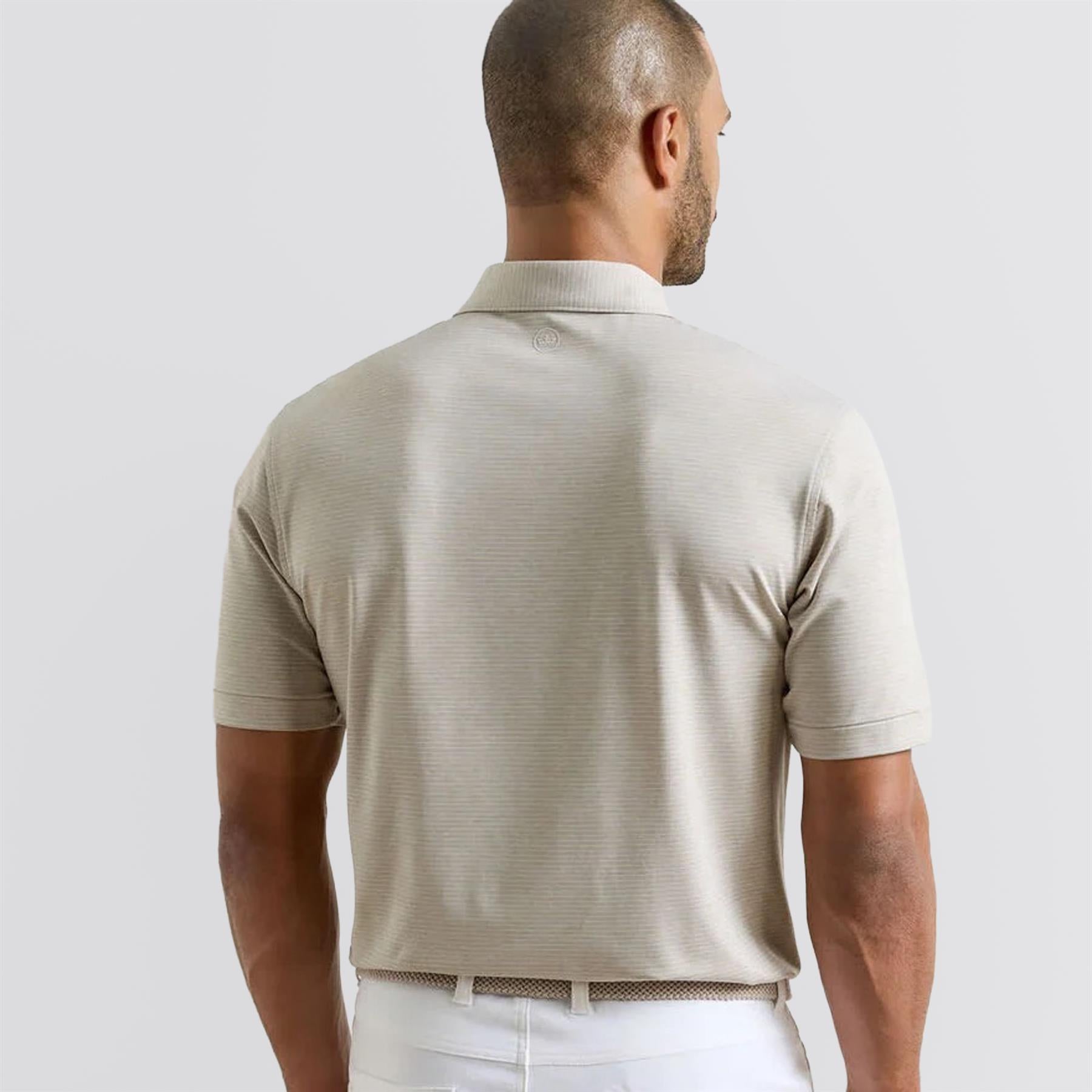 Peter Millar Highlands Performance Jersey Polo Biscuit