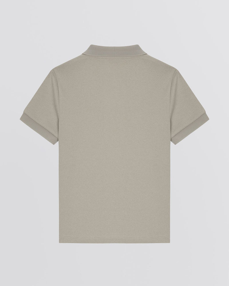 Nael Knit Polo Shirt Beige