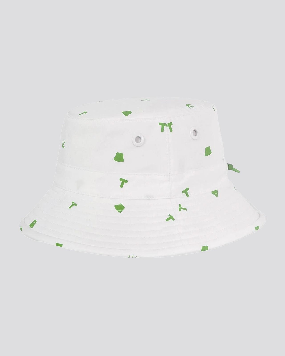Icon Print Logo Bucket Hat White/Pine Print
