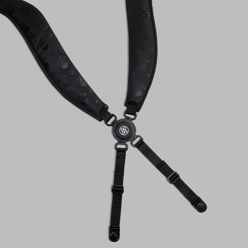 Scramble Skull & Tees Parachute Carry Golf Bag Onyx