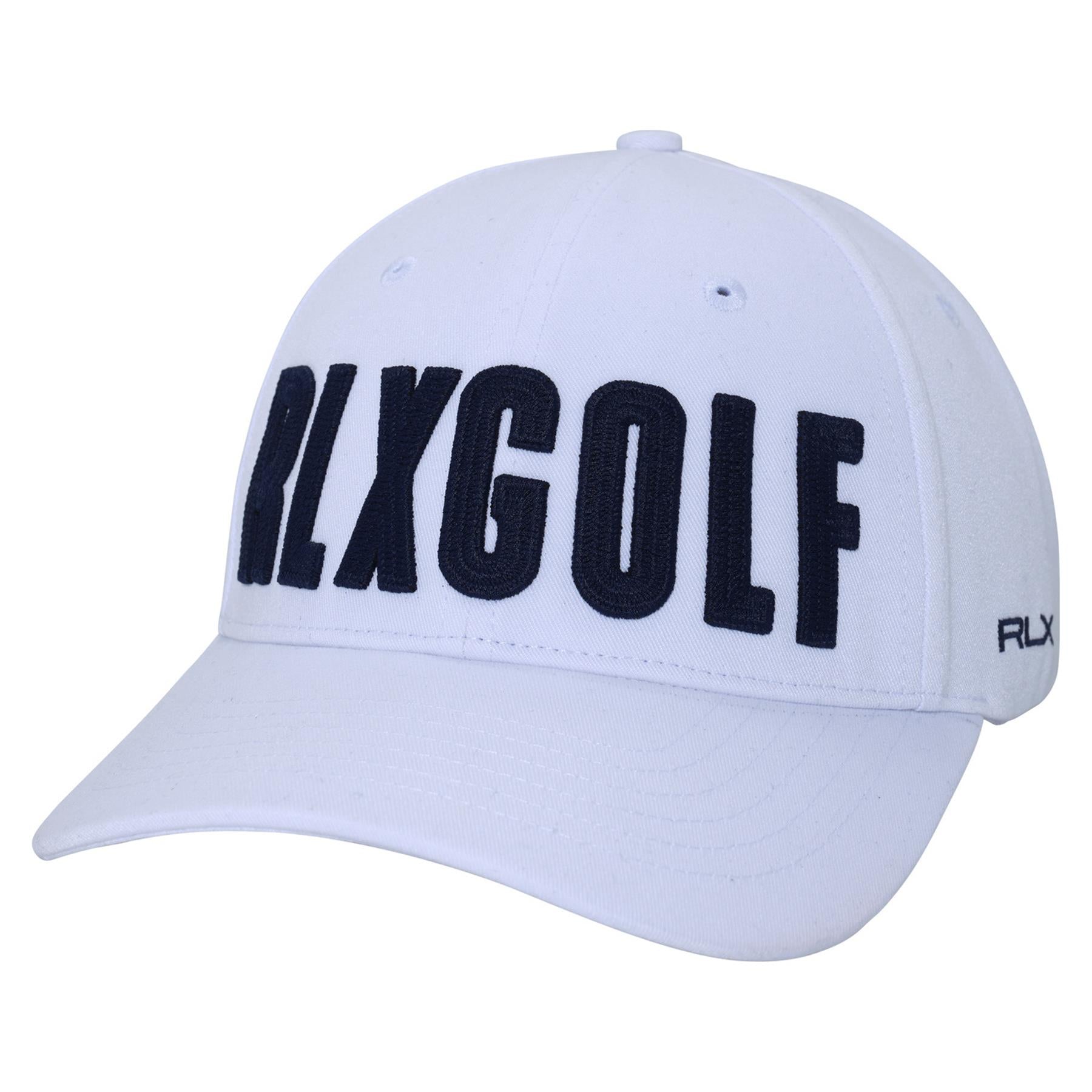 Ralph Lauren RLX Golf Logo Cap White | TRENDYGOLFUSA