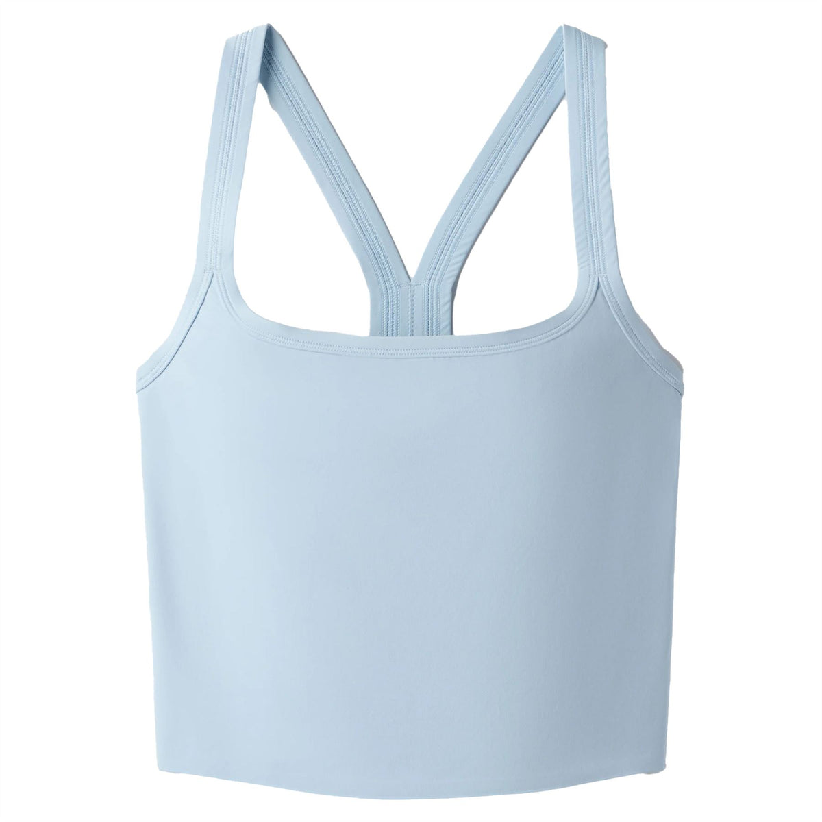 Womens Serene Shelf Bra Tank Blue Dawn