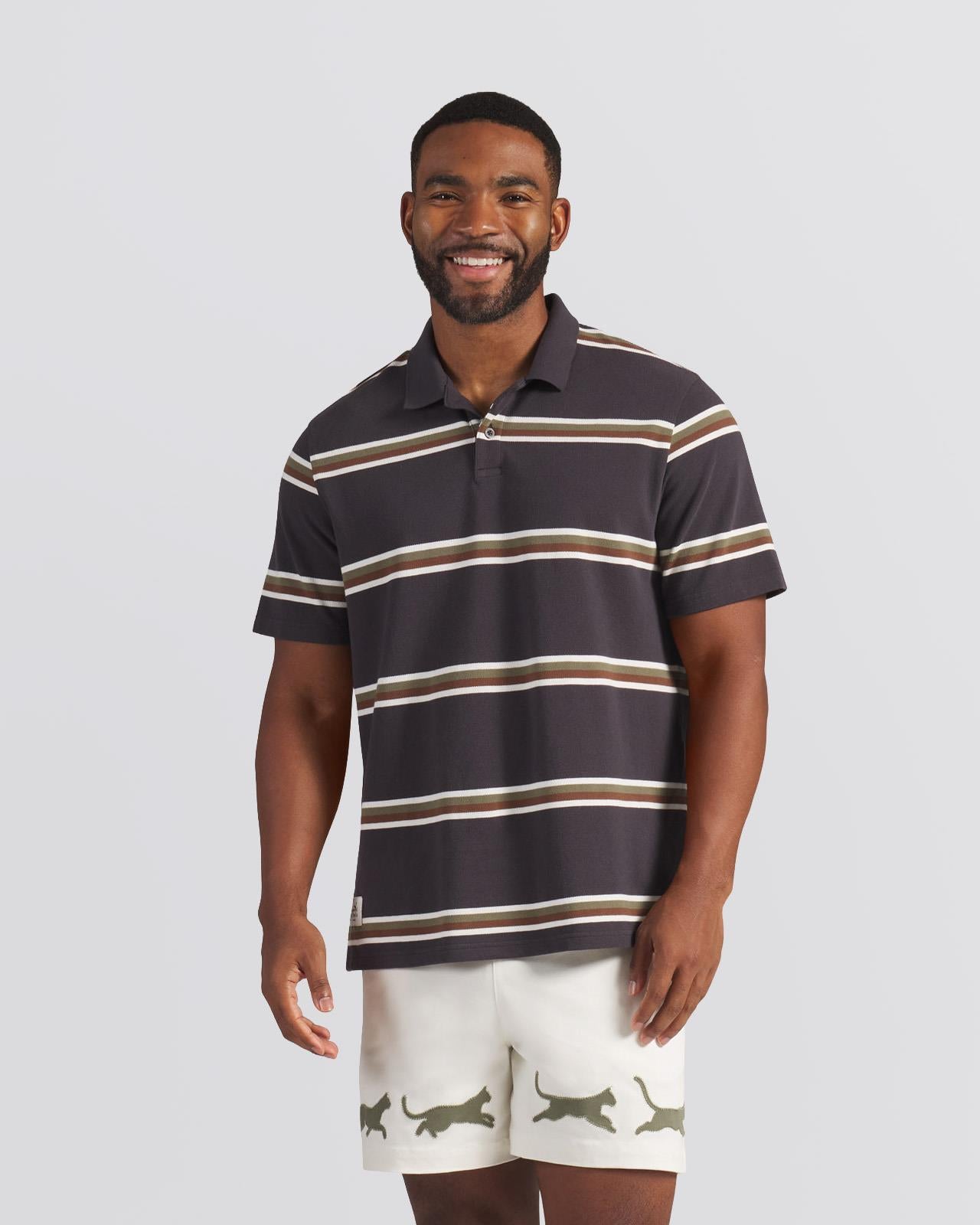 x GGNC Polo Flat Dark Gray