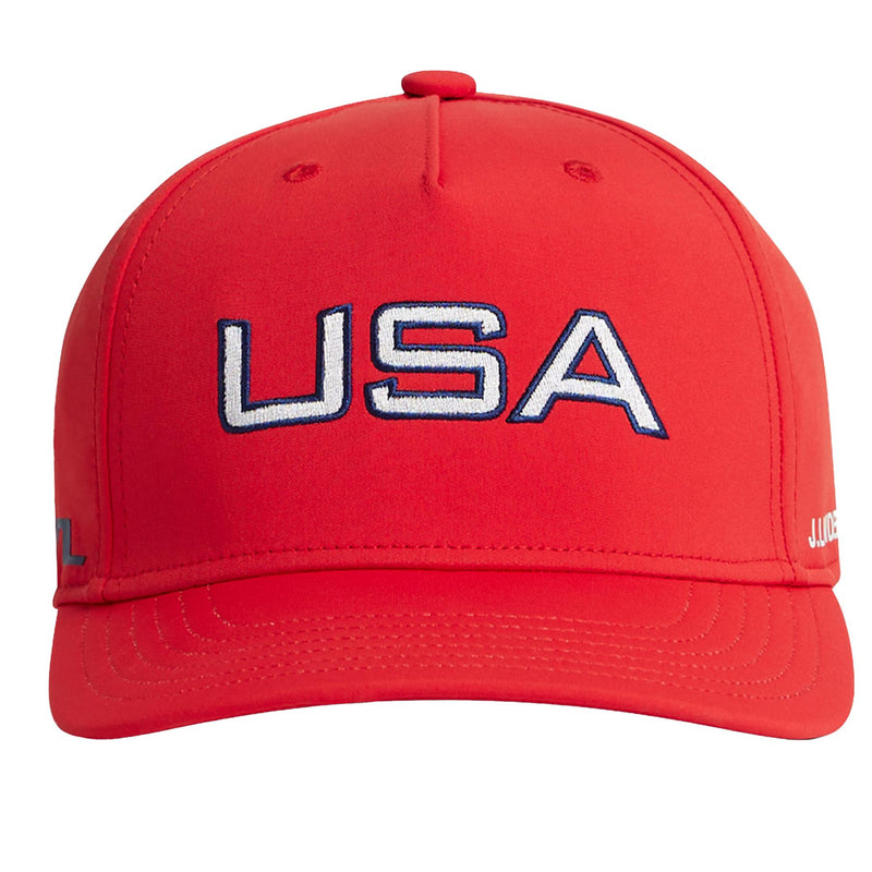 Womens Hearther Snapback Cap Flame Scarlet