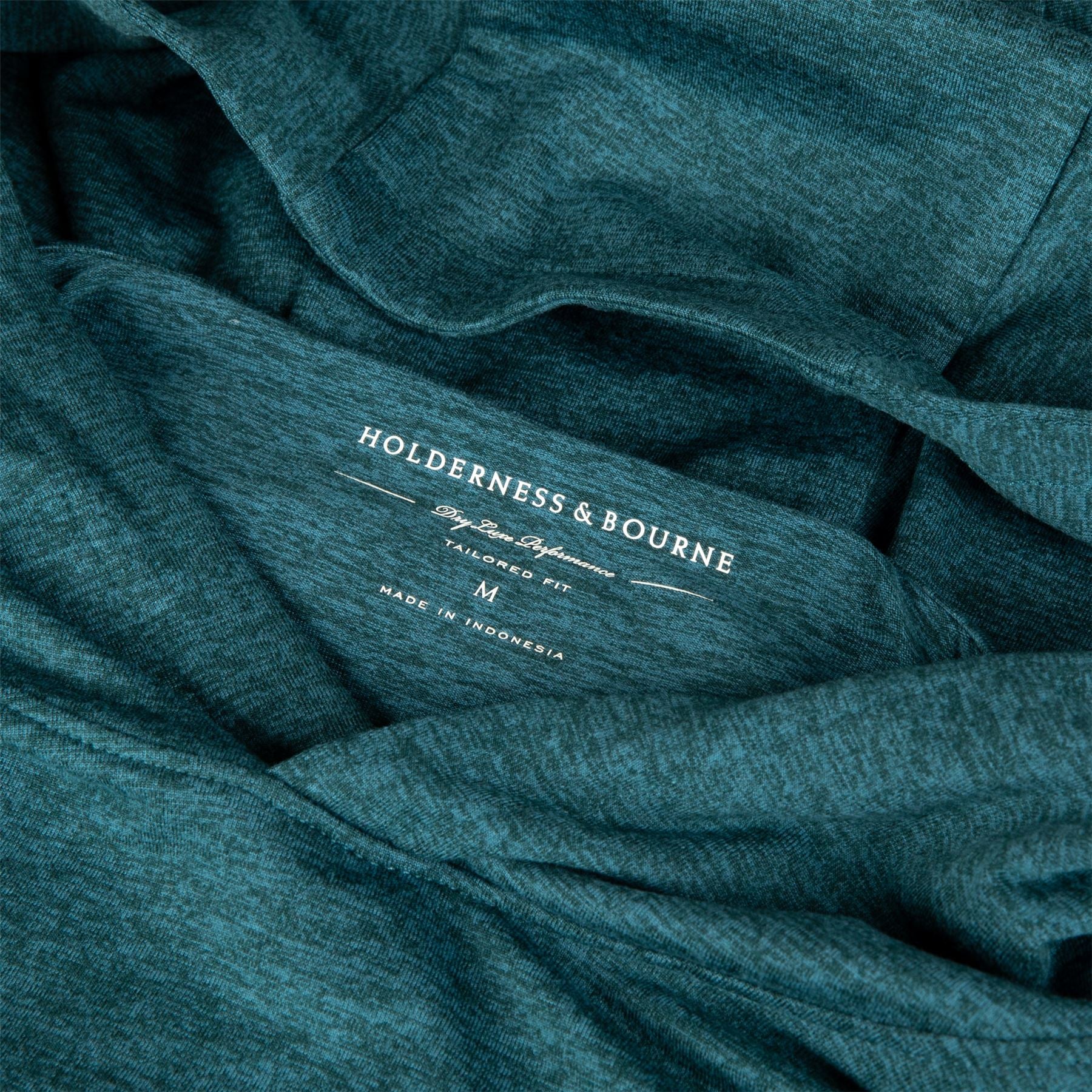Holderness & Bourne The Stowe Hooded Pullover Heathered Deep