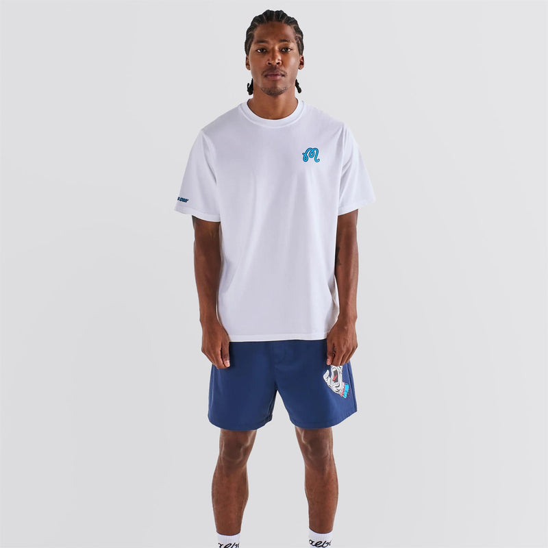 x Santa Cruz Bermuda Screaming Hand Tee White